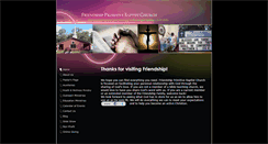 Desktop Screenshot of friendshippbchurch.org