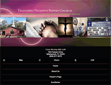 Tablet Screenshot of friendshippbchurch.org